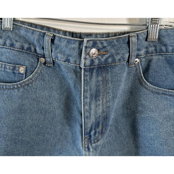 Edikted Low Rise Denim Shorts Size Small Coquette Festival Feminine Girly - Picture 5 of 7